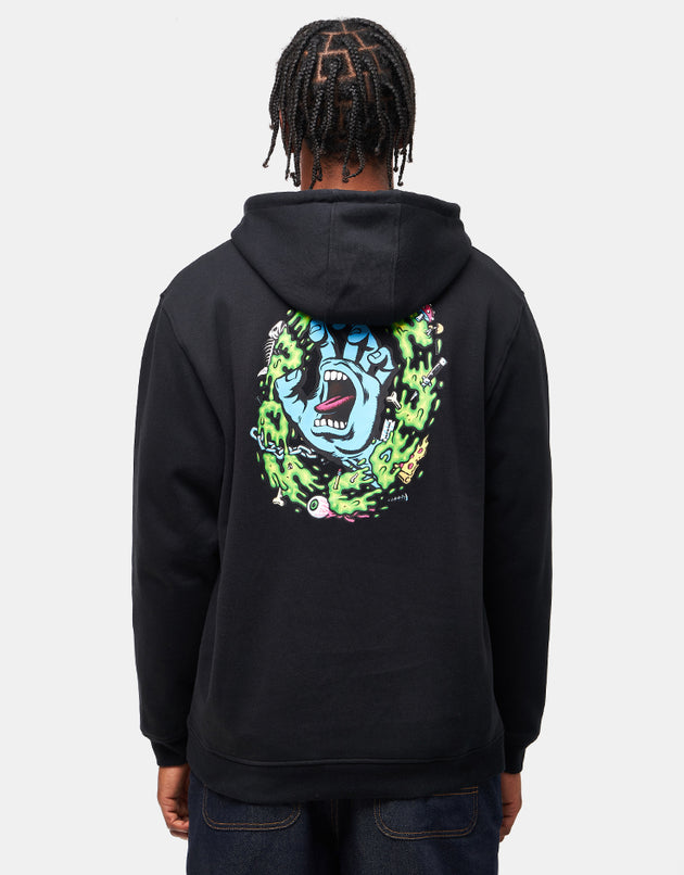 Santa Cruz Slime Scream Pullover Hoodie - Black