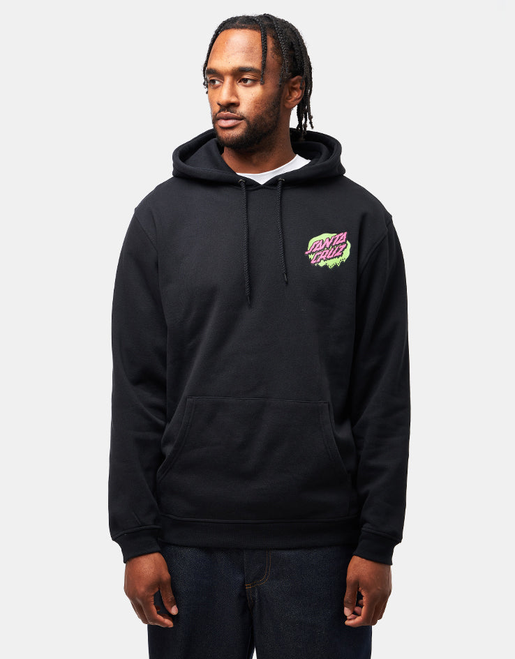 Santa Cruz Slime Scream Pullover Hoodie - Black