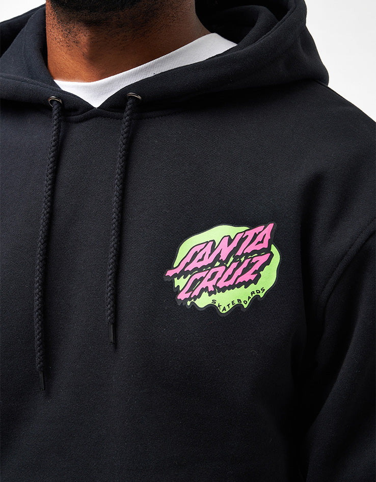 Santa Cruz Slime Scream Pullover Hoodie - Black