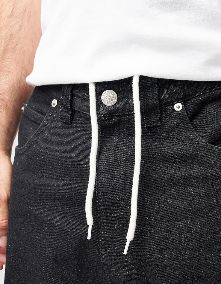 Santa Cruz Big Pants - Black Wash