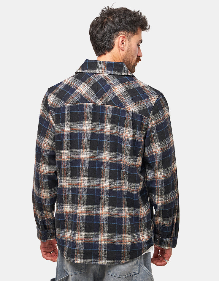 Santa Cruz Apex L/S Shirt - Navy Check
