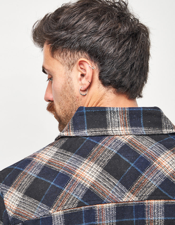 Santa Cruz Apex L/S Shirt - Navy Check
