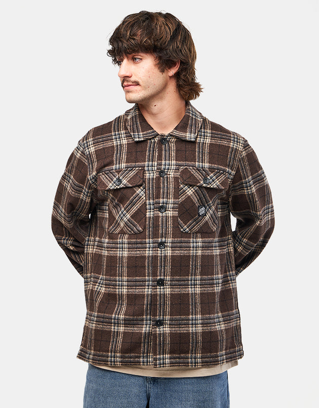 Santa Cruz Lodge L/S Shirt - Chestnut Check