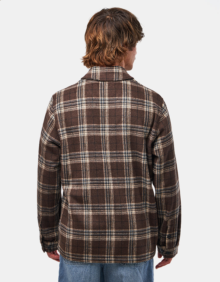 Santa Cruz Lodge L/S Shirt - Chestnut Check