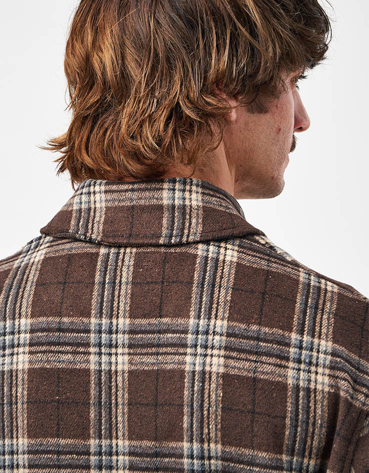 Santa Cruz Lodge L/S Shirt - Chestnut Check