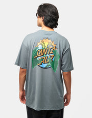 Santa Cruz Kendall End Of The Dot T-Shirt - Storm Grey