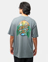 Santa Cruz Kendall End Of The Dot T-Shirt - Storm Grey