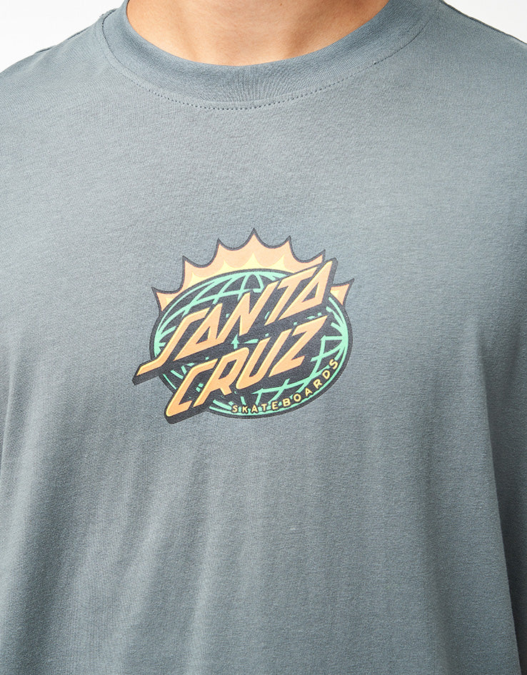 Santa Cruz Kendall End Of The Dot T-Shirt - Storm Grey