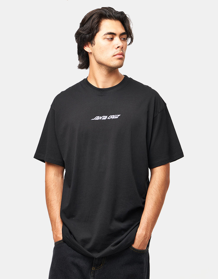 Santa Cruz Wooten Cyber T-Shirt - Black