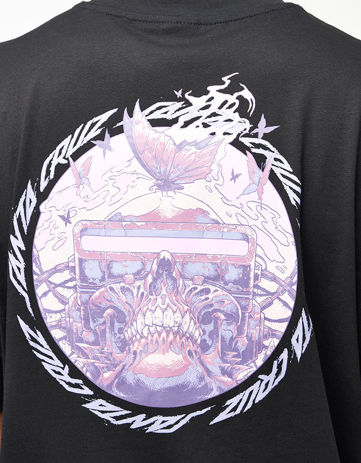 Santa Cruz Wooten Cyber T-Shirt - Black