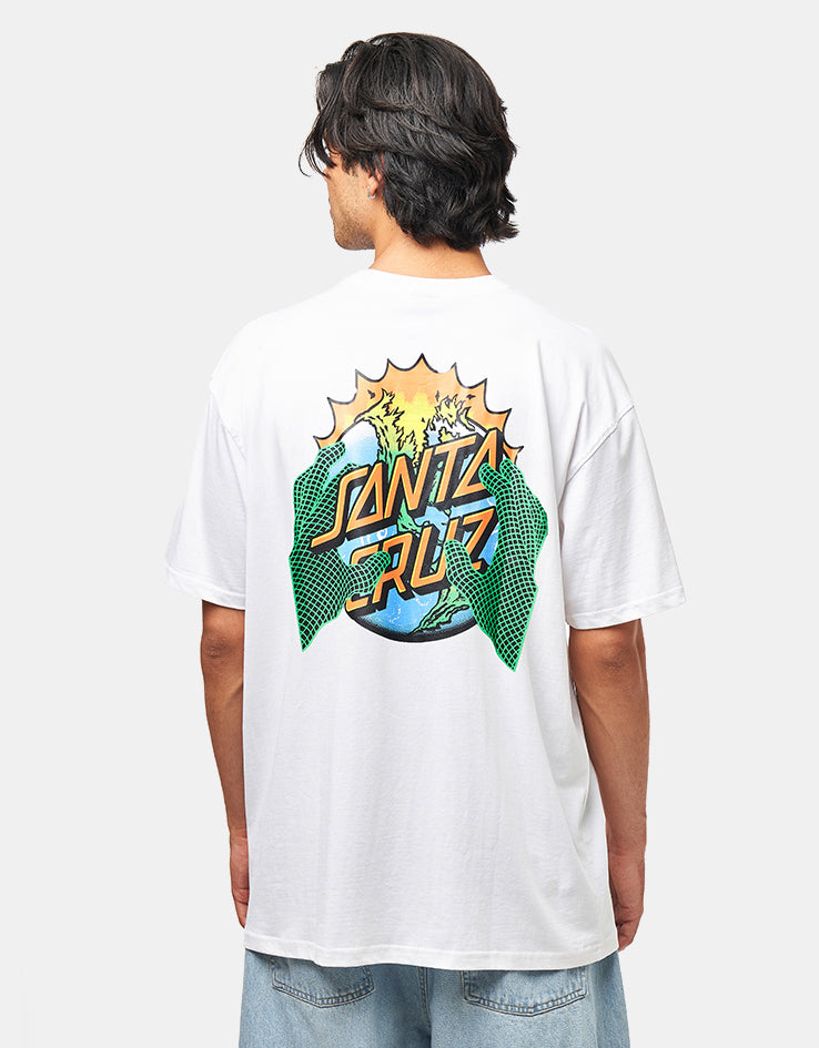 Santa Cruz Kendall End Of The Dot T-Shirt - White
