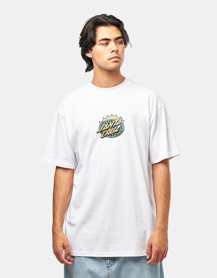 Santa Cruz Kendall End Of The Dot T-Shirt - White