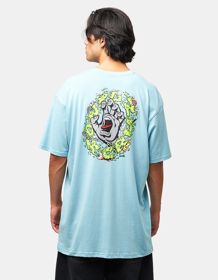 Santa Cruz Slime Scream T-Shirt - Norse Blue
