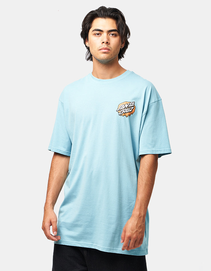 Santa Cruz Slime Scream T-Shirt - Norse Blue