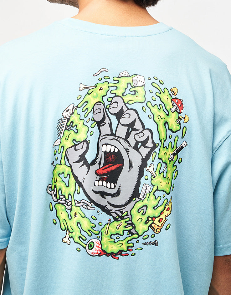 Santa Cruz Slime Scream T-Shirt - Norse Blue