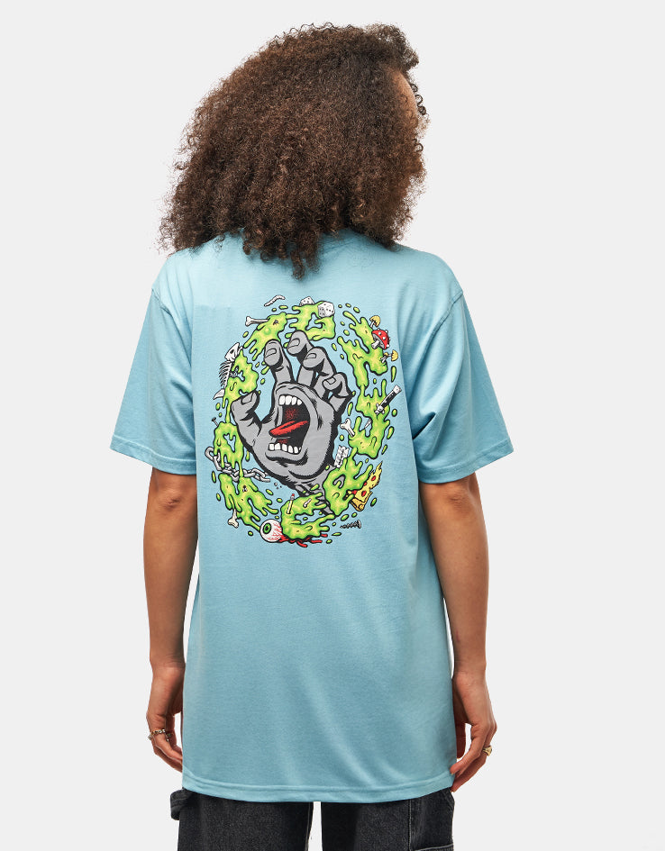 Santa Cruz Slime Scream T-Shirt - Norse Blue
