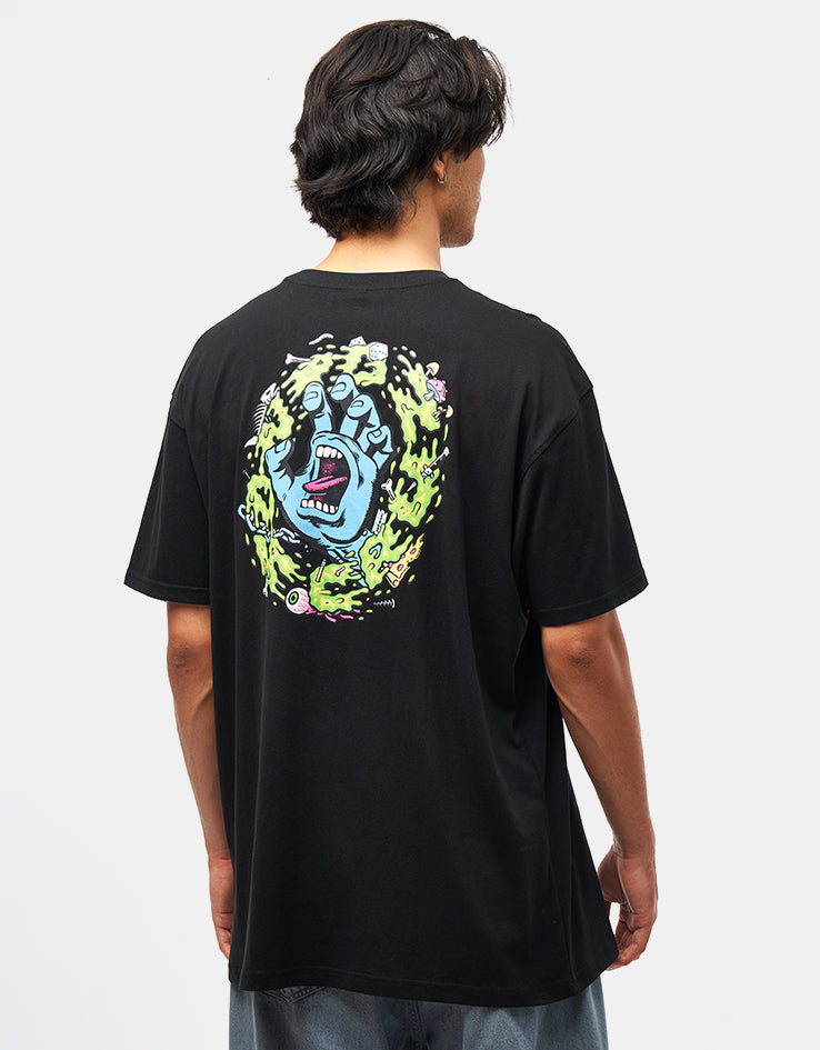 Santa Cruz Slime Scream T-Shirt - Black