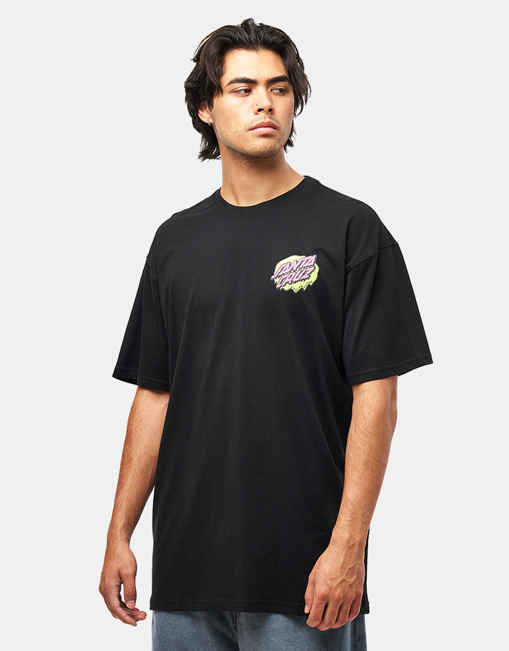 Santa Cruz Slime Scream T-Shirt - Black