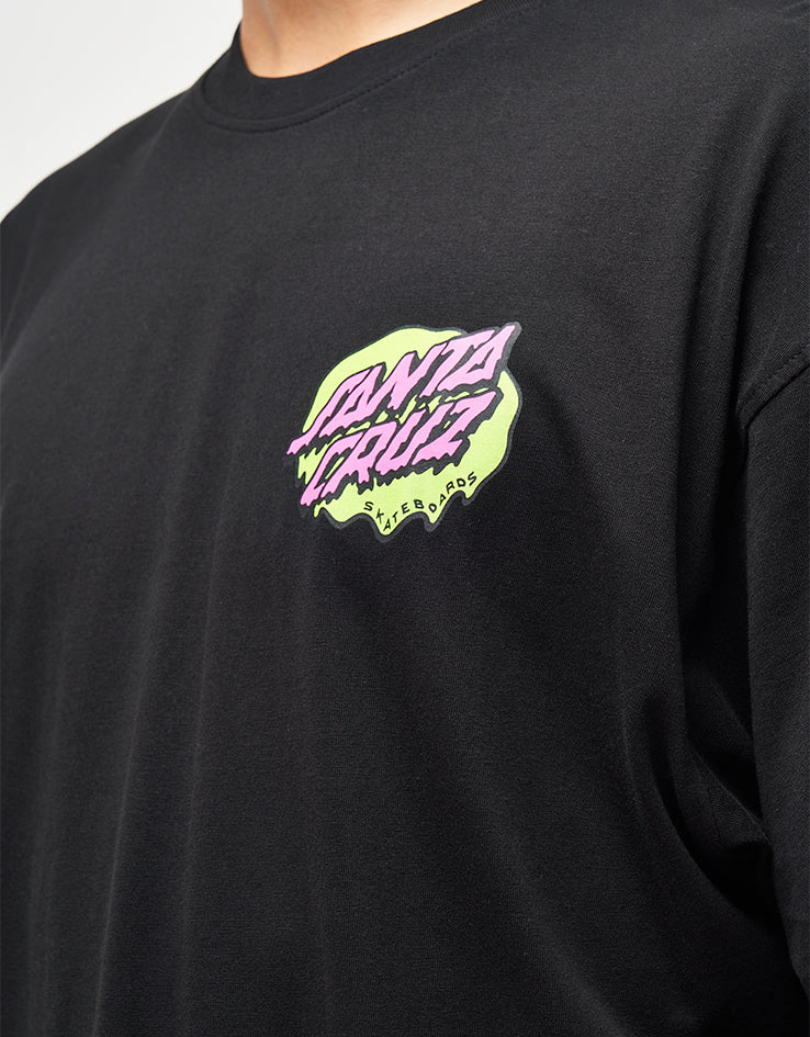 Santa Cruz Slime Scream T-Shirt - Black