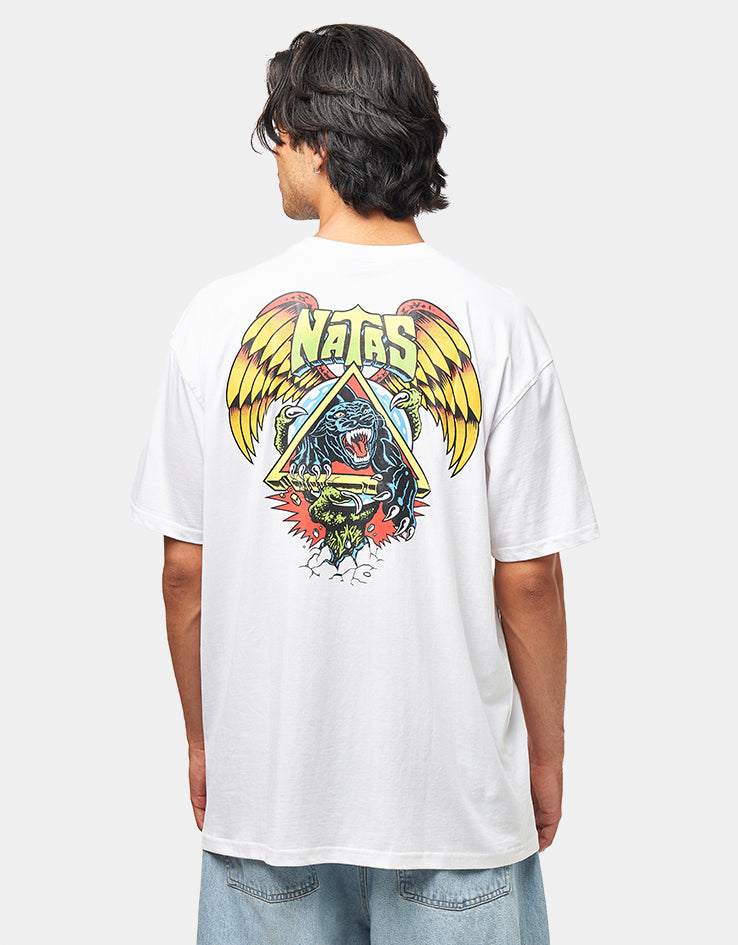 Santa Cruz Natas SC Panther T-Shirt - White