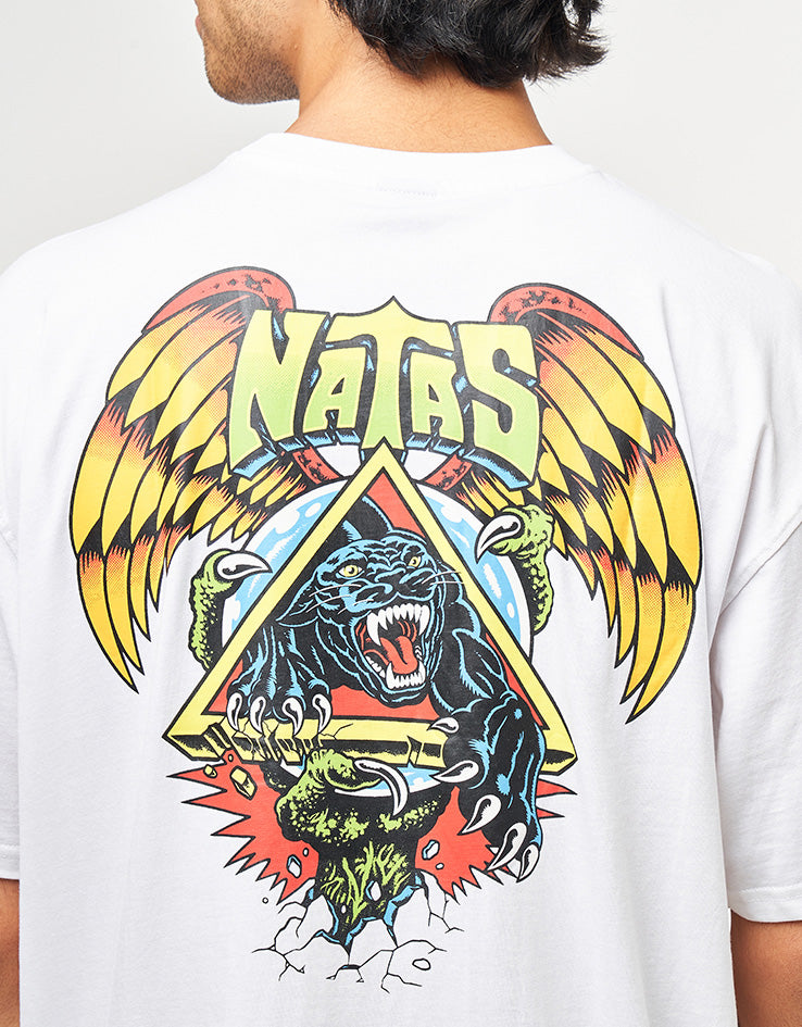 Santa Cruz Natas SC Panther T-Shirt - White