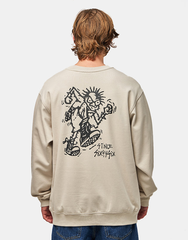 Vans Stomper Loose Fit Crew - Taupe Mist