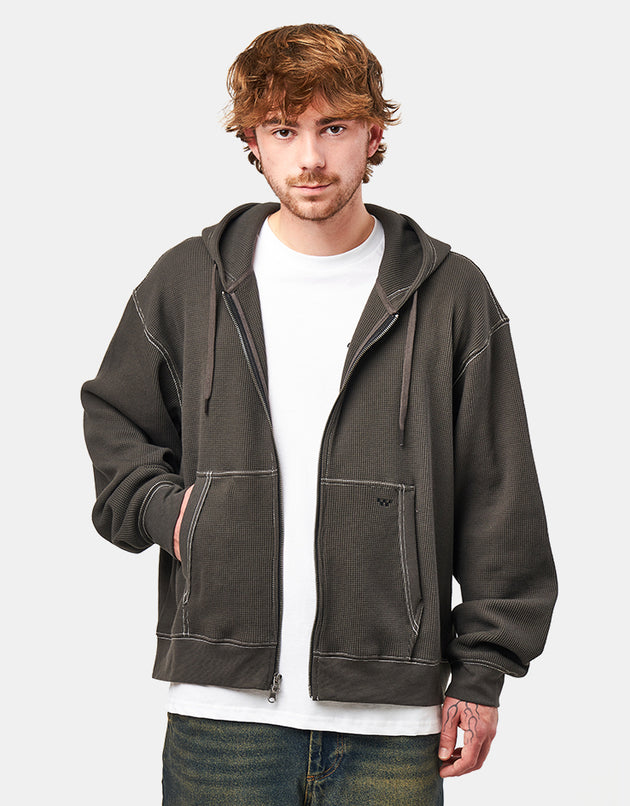 Vans Skate Zip Thermal Zip Hoodie - Faded Black