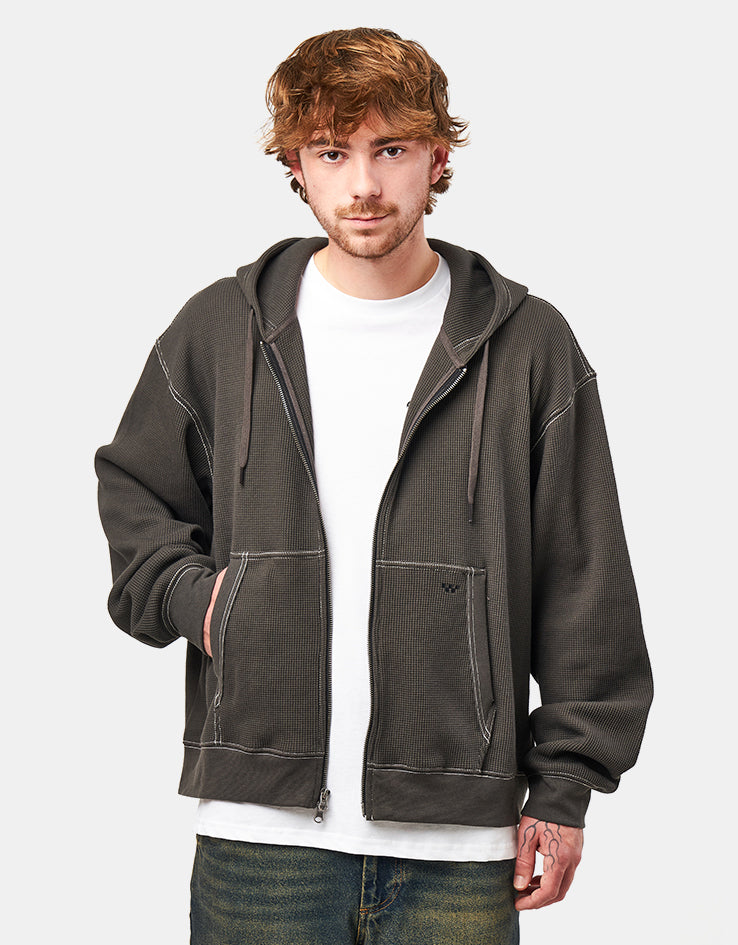 Vans Skate Zip Thermal Zip Hoodie - Faded Black