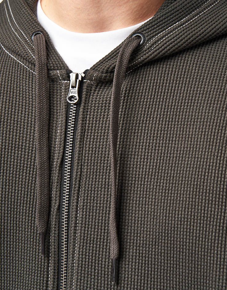 Vans Skate Zip Thermal Zip Hoodie - Faded Black