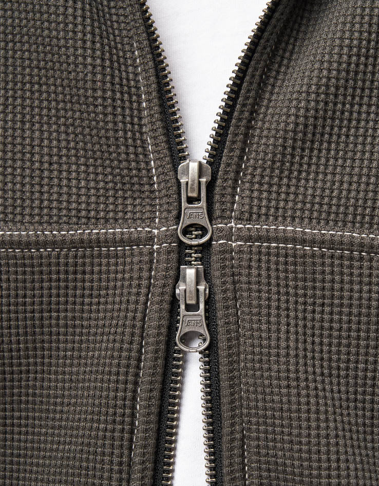 Vans Skate Zip Thermal Zip Hoodie - Faded Black