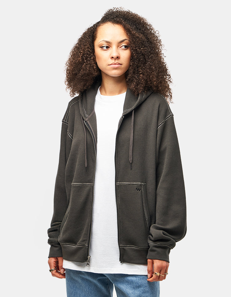 Vans Skate Zip Thermal Zip Hoodie - Faded Black