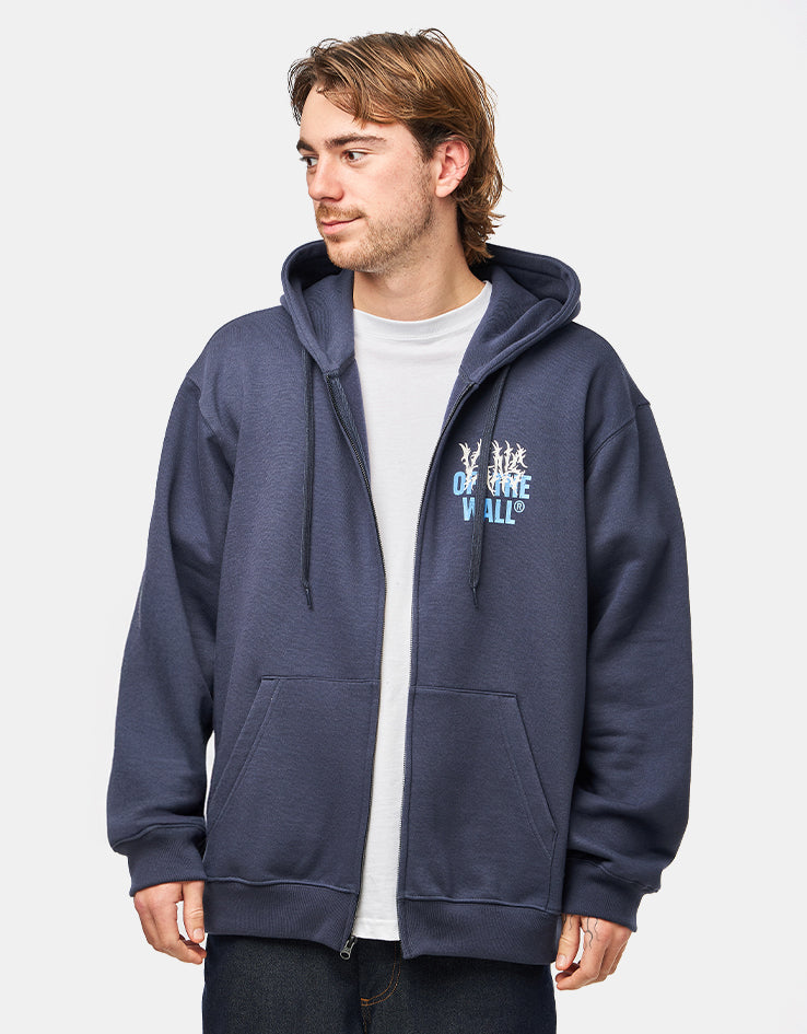 Vans Metal Wall Full Zip Hoodie - Parisian Night