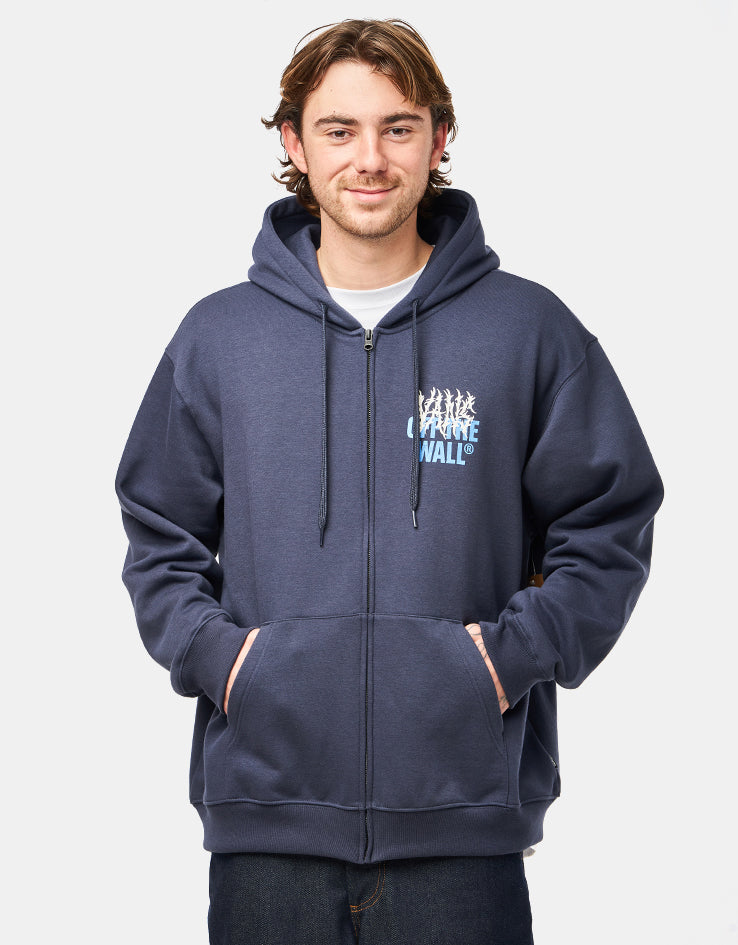 Vans Metal Wall Full Zip Hoodie - Parisian Night