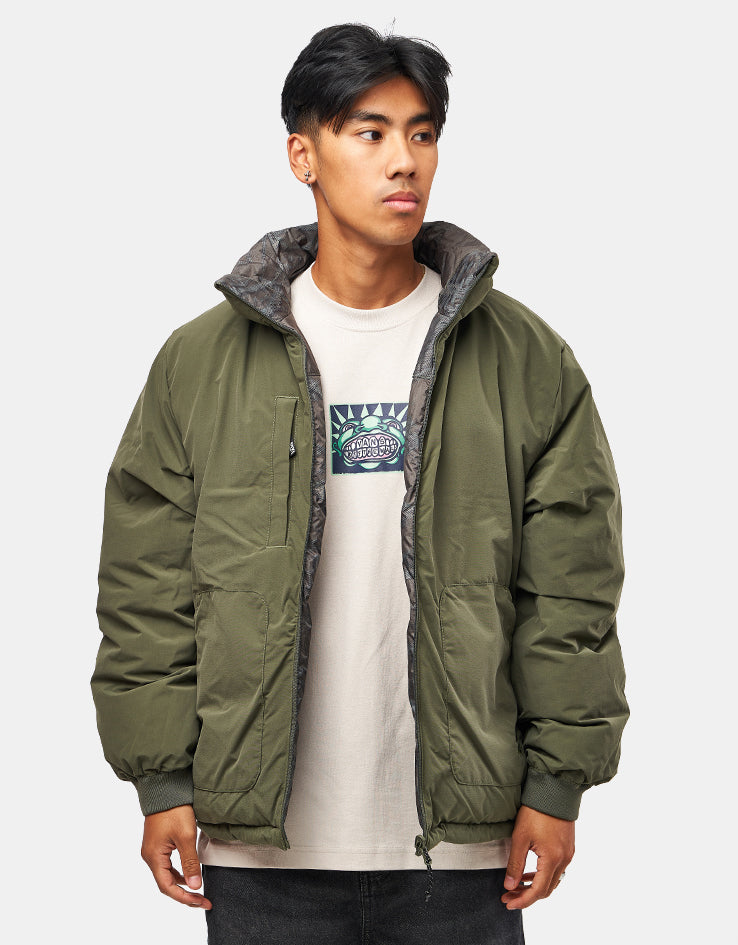 Vans MTE Bridgewood Reversible Puffer Jacket - Grape Leaf