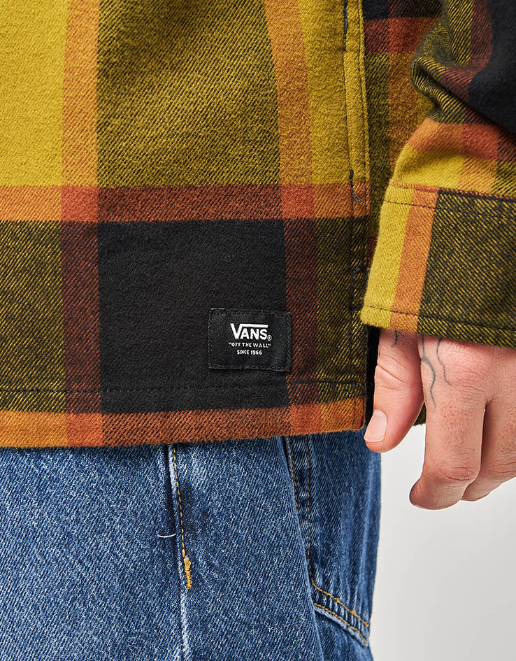 Vans Larkspur Plaid L/S Flannel Shirt - Gold/Black