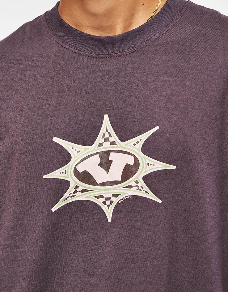 Vans Star Checker T-Shirt - Dark Port