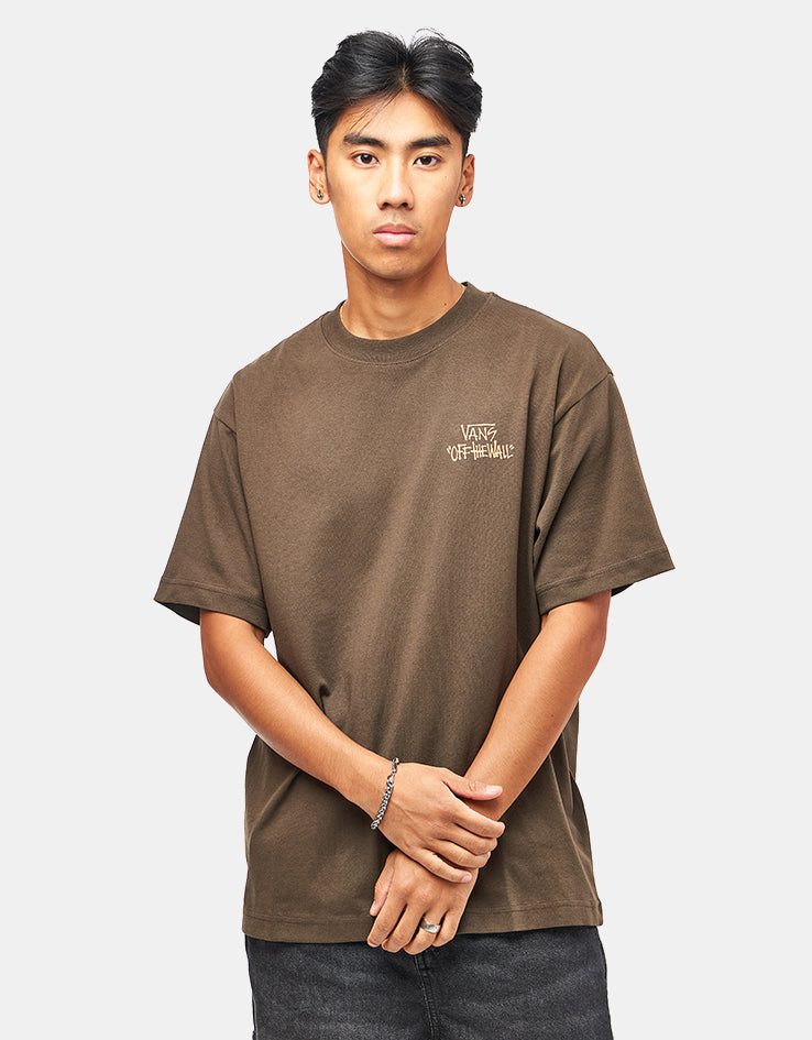Vans Stomper Loose Fit T-Shirt - Coal Brown