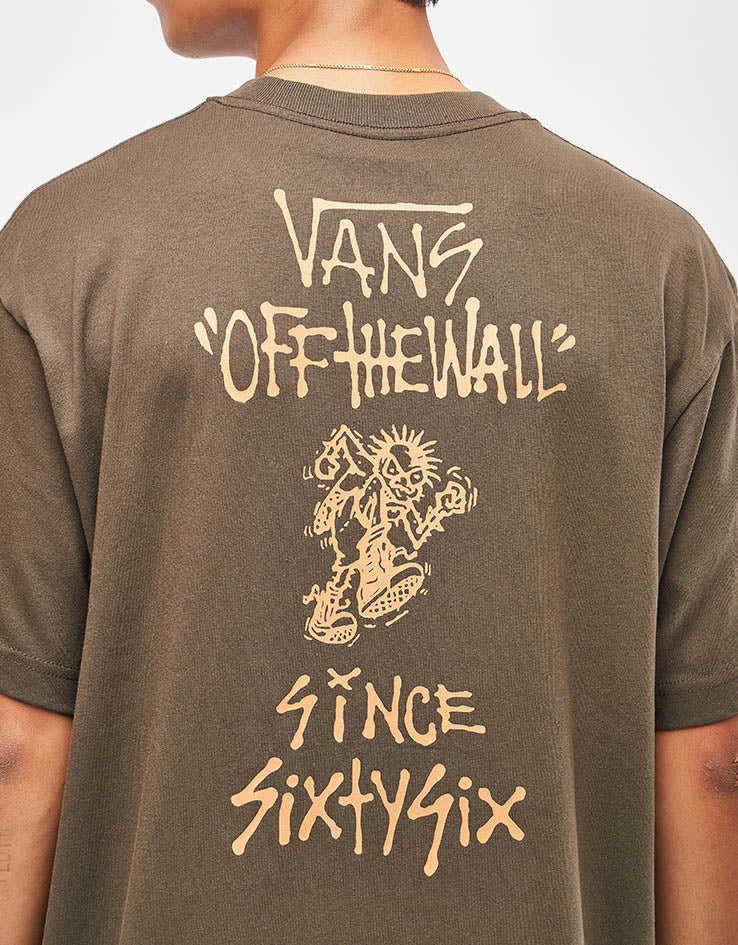 Vans Stomper Loose Fit T-Shirt - Coal Brown