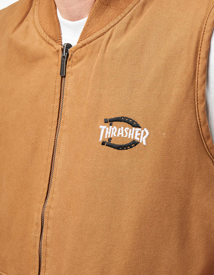 Dickies x Thrasher Vest - Brown Duck