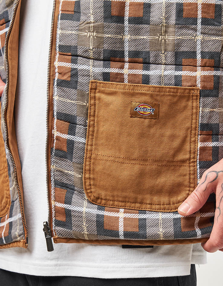 Dickies x Thrasher Vest - Brown Duck