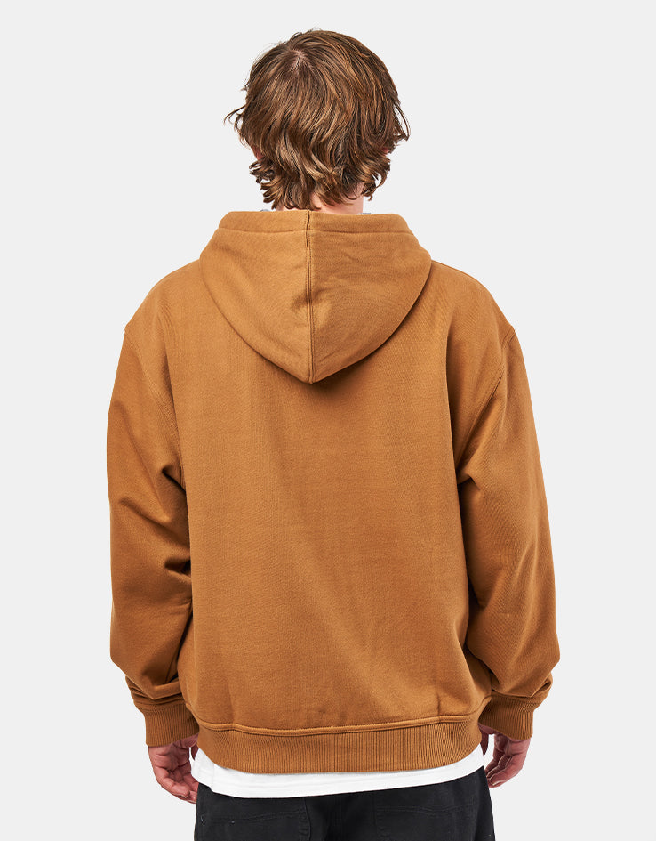 Dickies x Thrasher Zip-Through Hoodie - Brown Duck