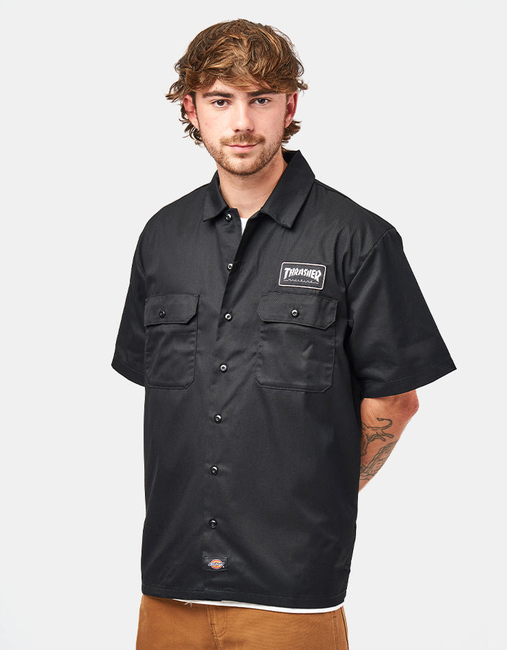 Dickies x Thrasher Work Shirt - Black