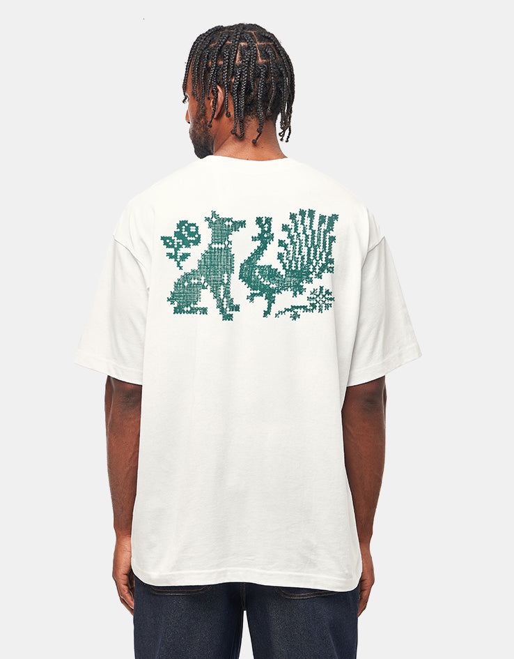 Pass Port Needlework T-Shirt - White