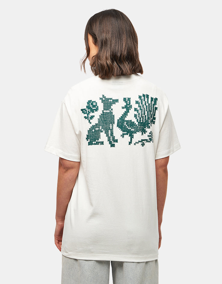 Pass Port Needlework T-Shirt - White