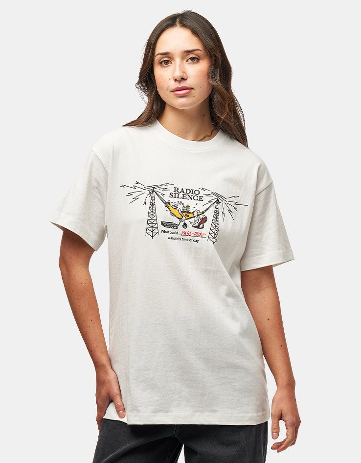 Pass Port Radio Silence T-Shirt - White