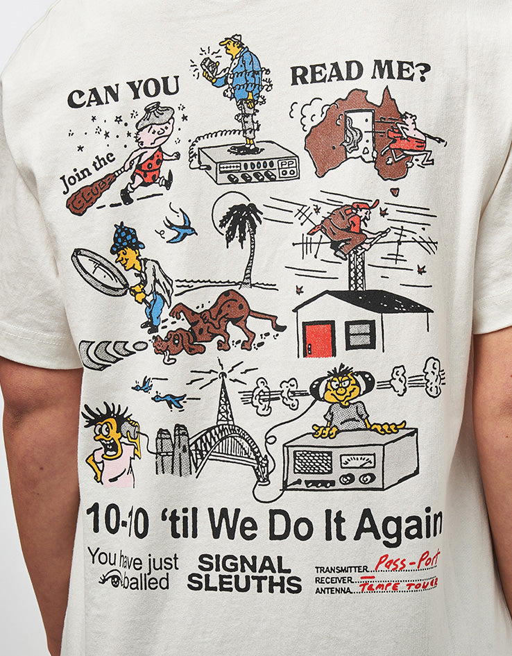 Pass Port Radio Silence T-Shirt - White