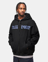 Pass Port Glint Zip Hoodie - Black