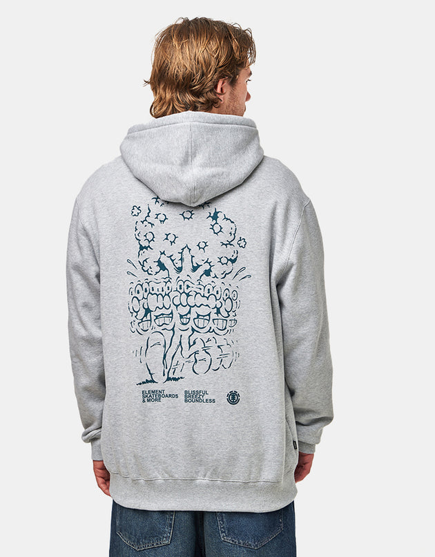Element Motion Tree Pullover Hoodie - Mid Grey Heather