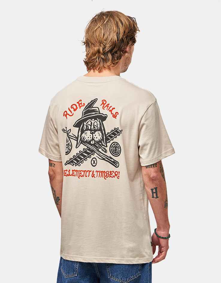 Element x Timber Hobos T-Shirt - Oat Milk