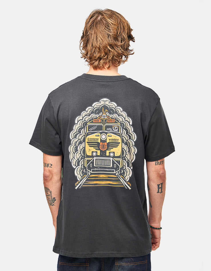 Element x Timber Freight Train T-Shirt - Off Black